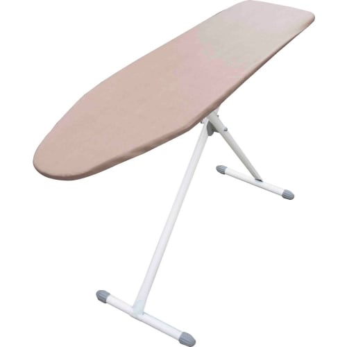 Ironing Board, 48"x14, 1.25" T Leg, Khaki Cover
